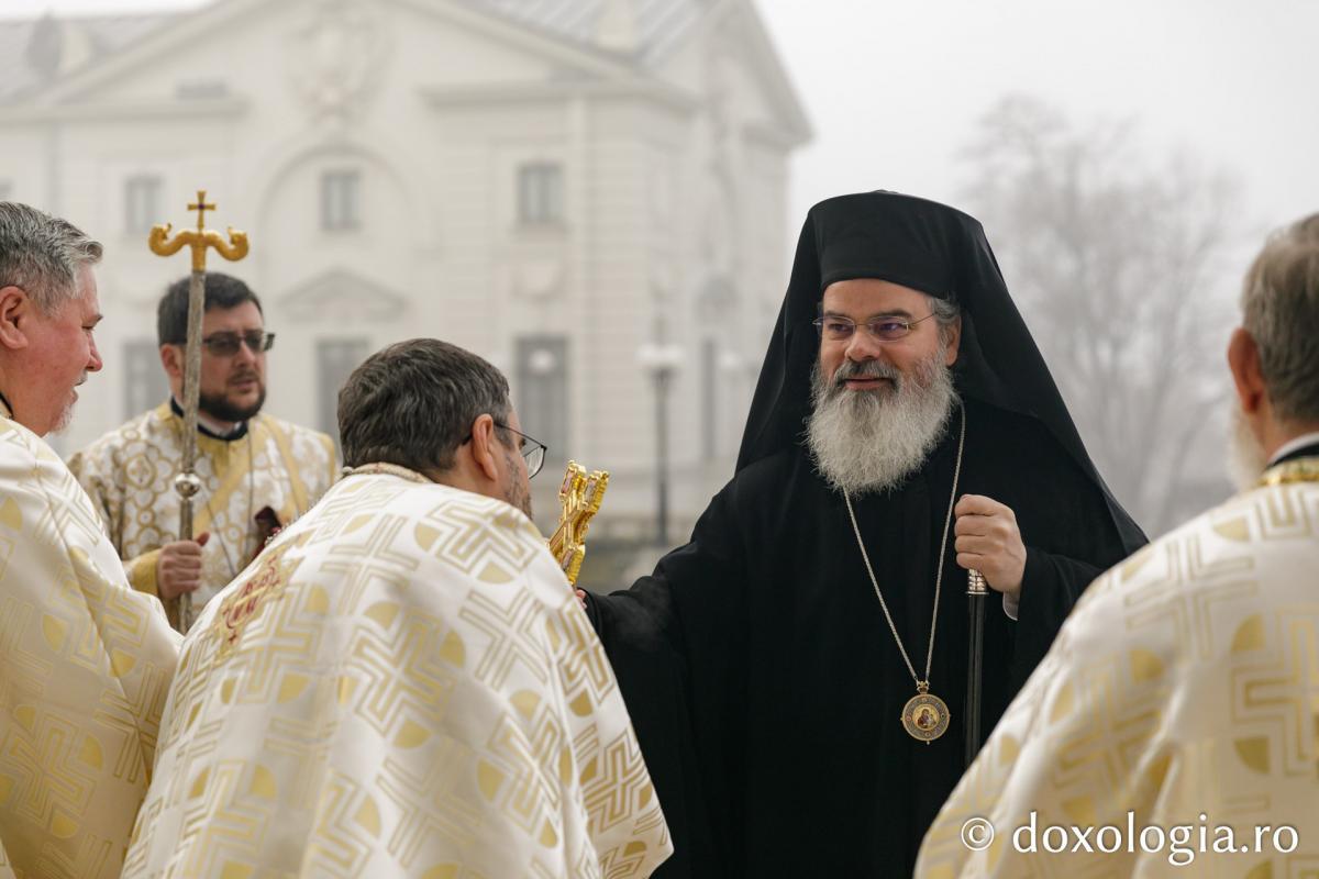 Liturghie arhierească la Catedrala Mitropolitană din Iași  în cinstea Sfinților Trei Ierarhi / Foto: pr. Silviu Cluci